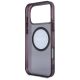 7. Etui Mercedes AMG IML Transparent Bicolor Block MagSafe na iPhone 18 Pro Max / 17 Pro Max - czarno-burgundowe
