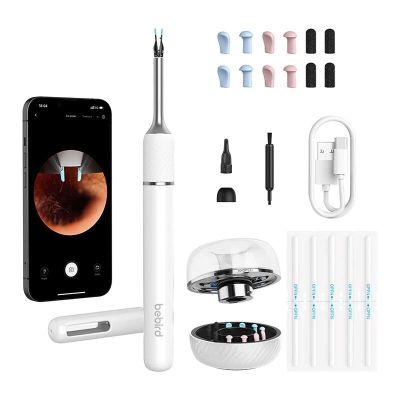 4. Bebird Note5 Pro Biały | Otoskop z kamerą do czyszczenia uszu | 1080p