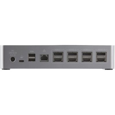 4. StarTech.com DK31C4DPPDUE stacja dokująca Przewodowa USB 3.2 Gen 2 (3.1 Gen 2) Type-C Czarny, Szary