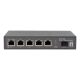 2. Przełącznik LevelOne GB PoE+ 6-portowy 65 W 10 Gb/s