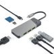 11. GREEN CELL HUB USB-C ADAPTER GC CONNECT 7W1 (3XUSB 3.1, HDMI 4K 60HZ, USB-C PD 85W, MICROSD/SD)