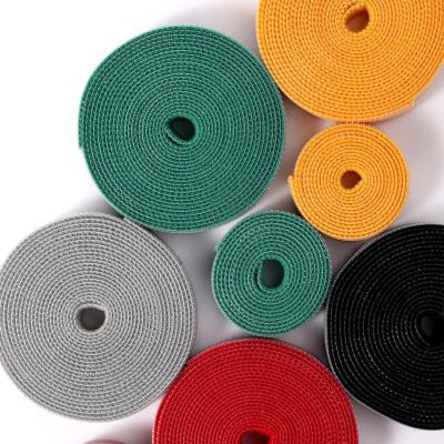 15. Baseus Rainbow Circle hook and loop Straps - taśma rzepowa rzep organizer kabli 3m czarny (ACMGT-F01)