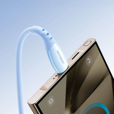 10. Kabel Joyroom S-A59 Vibrant Series 3A USB-A - USB-C 1,2m - niebieski