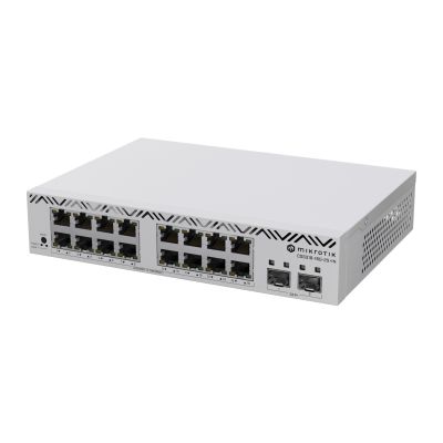 8. Switch Mikrotik CSS318-16G-2S+IN 18p  Managed Gigabit/10G