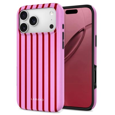 2. Etui Tech-Protect Lamano MagSafe na iPhone 18 Pro / 17 Pro - różowo-czerwone