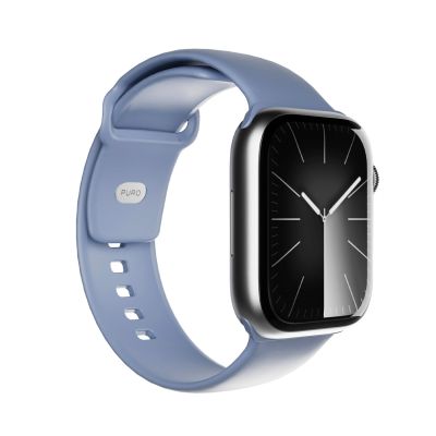10. Pasek Puro Icon na Apple Watch 44/45/46/49mm - niebieski