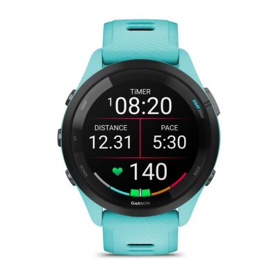 2. Zegarek Garmin Forerunner 265 46mm Błękitny
