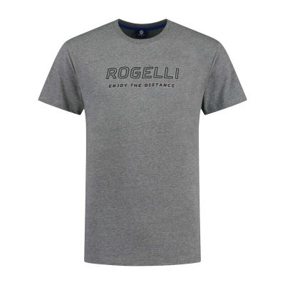 Rogelli t-shirt męski LOGO szary L