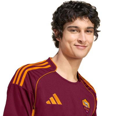 11. Koszulka męska adidas AS Roma 25/26 Home bordowa JP4184