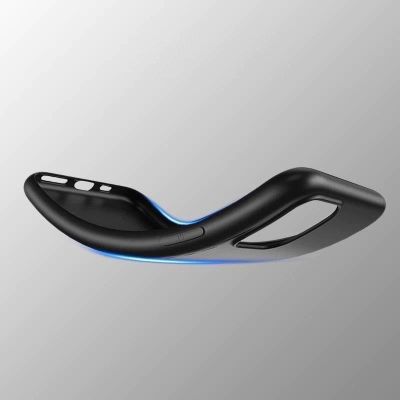 10. Żelowe elastyczne etui pokrowiec do iPhone 15 Pro Soft Case - czarny