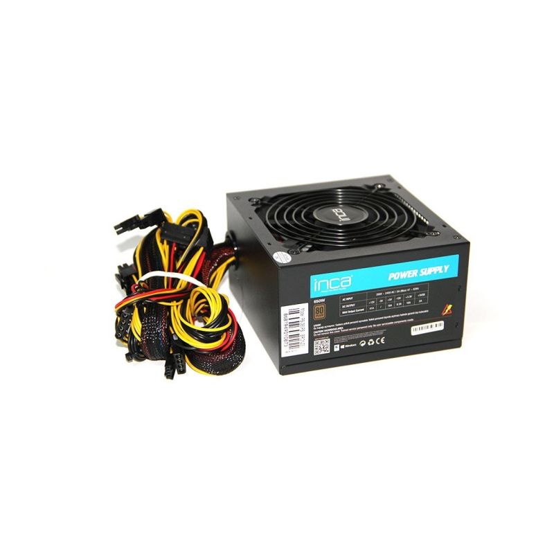 Inca IPS-065PB moduł zasilaczy 650 W 20+4 pin ATX ATX Czarny