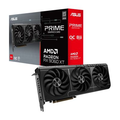 10. ASUS Prime -RX9060XT-O8G AMD Radeon RX 9060 XT 8 GB GDDR6