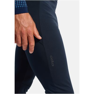 3. Legginsy męskie Odlo ESSENTIAL WARM Tights granatowe