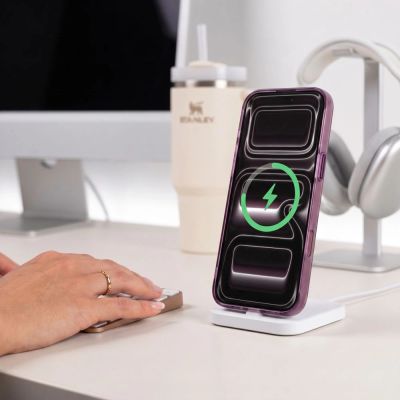 5. Etui Tech-Protect MagZero MagSafe na iPhone 17 Pro Max / 18 Pro Max - burgundowe matowe