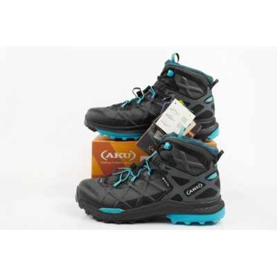 10. Buty turystyczne damskie AKU Rocket Mid DFS GTX - black/turquoise