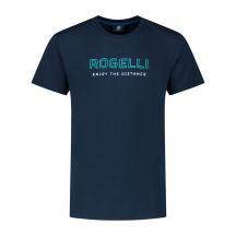 Rogelli t-shirt męski LOGO granatowy L
