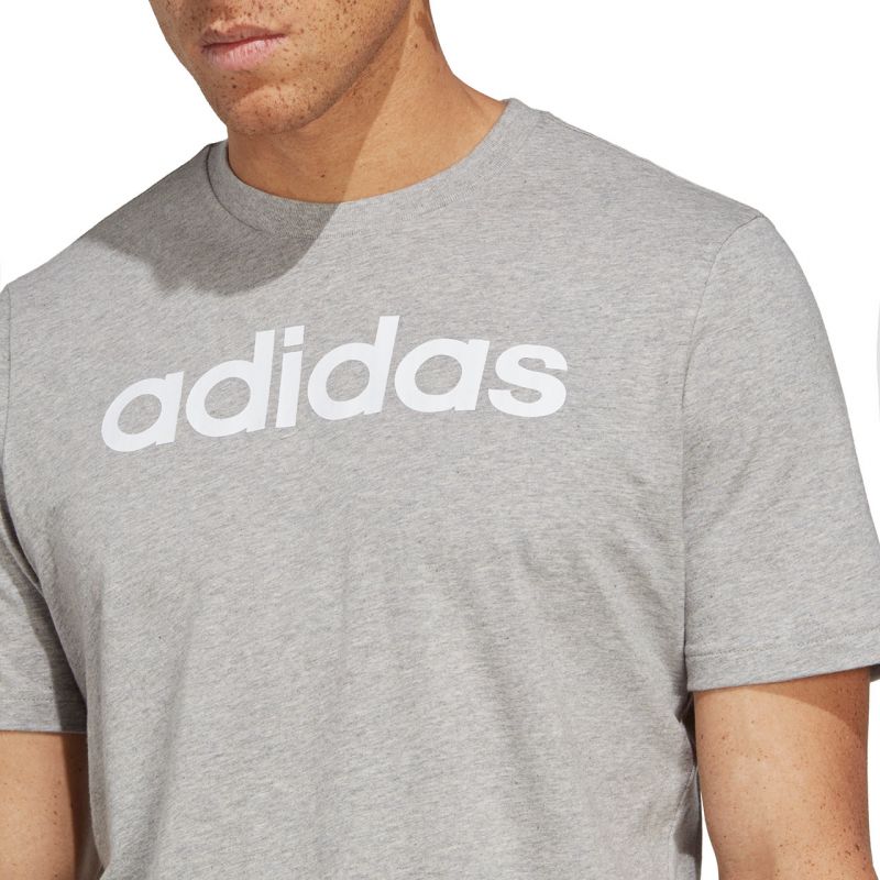 5. Koszulka adidas Essentials Single Jersey Linear Embroidered Logo Tee M IC9277
