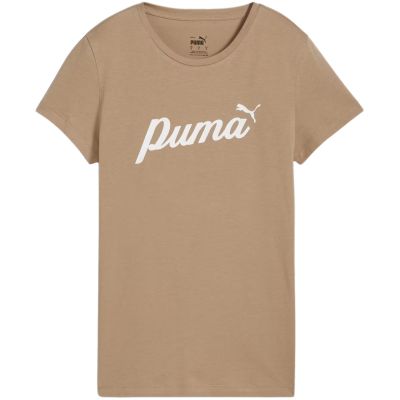 3. Koszulka damska Puma ESS+Script beżowa 679315 67