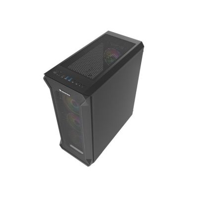 31. Obudowa NATEC Genesis Irid 505 ARGB NPC-1518 (ATX. Micro ATX. Mini ITX; kolor czarny)