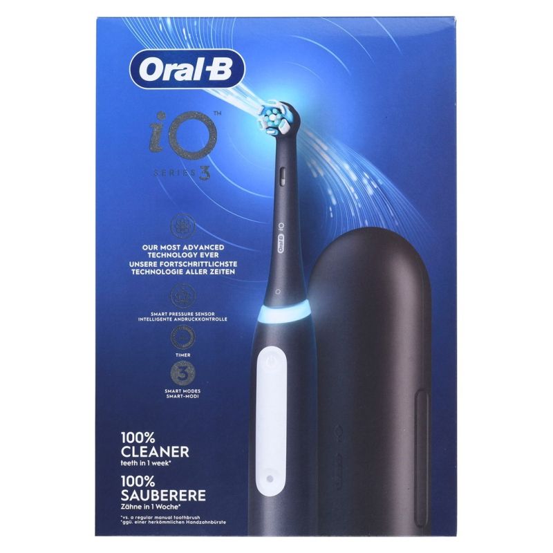 11. Oral-B 8006540731536 szczoteczka elektryczna Dorosły Obrotowo-pulsacyjna szczoteczka do zębów Czarny, Biały