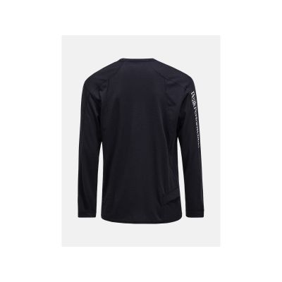 4. Koszulka męska PEAK PERFORMANCE M Trail Wool Blend LS kolor czarny