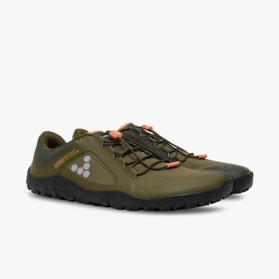 4. Vivobarefoot PRIMUS TRAIL III ALL WEATHER FG MENS DARK OLIVE (309305-03)