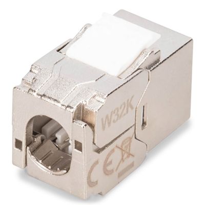 5. Digitus Kompaktowy moduł keystone CAT 6A, ekranowany, beznarzędziowy montaż. 24 szt.