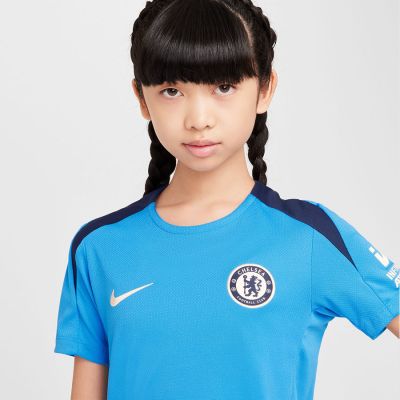 3. Koszulka Nike Chelsea FC Strike SS Top Jr FN9856-436