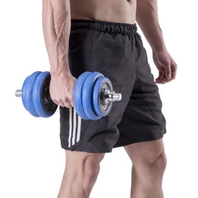 8. HMS SGG30 BAR zestaw ciężarów 2 w 1 (sztanga i sztangielki) 30 kg