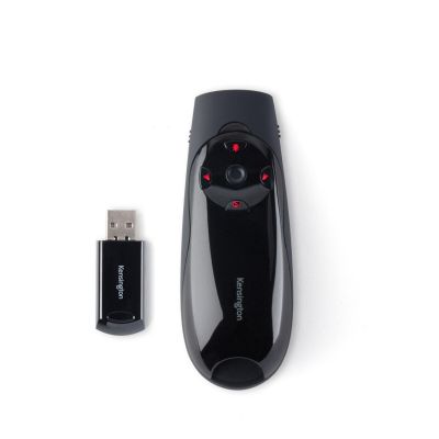 9. Bezprzewodowy prezenter Kensington Expert K72425EU z czerwonym wskaźnikiem laserowym
