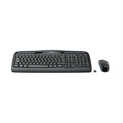 Zestaw klawiatura + mysz membranowa Logitech 920-03999 (USB 2.0; (DE); kolor czarny; optyczna)
