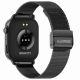 8. Smartwatch Damski GRAVITY GT15-12 Granatowy Pasek Silikonowy + Czarna Bransoleta