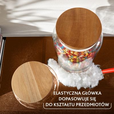 13. Miotełka do kurzu Vileda z krótką rączką + 2 wkłady Flex&Catch