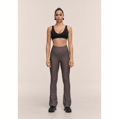 3. Spodnie damskie CASALL Flare High Waist Pant kolor szary