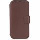 2. Etui Decoded Leather Detachable Wallet MagSafe na iPhone 17 - brązowe