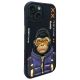 2. Etui Nimmy Cool&Cute 2.0 Monkey na iPhone 15 - czarne