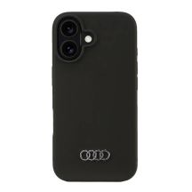 Etui Audi Silicone Case na iPhone 16 6.1" - czarne