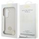 8. Etui Guess Rhinestone Round Logo MagSafe na Samsung Galaxy S26+ - beżowe