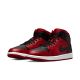 4. Nike Air Jordan 1 Mid Czerwone/Czarne 51.5