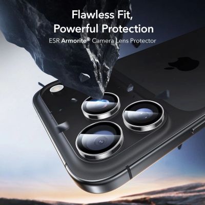 3. Osłona aparatu ESR Armorite na iPhone 14 Pro / Pro Max / 15 Pro / Pro Max / 16 Pro / Pro Max / 17 Pro / Pro Max - przezroczysta