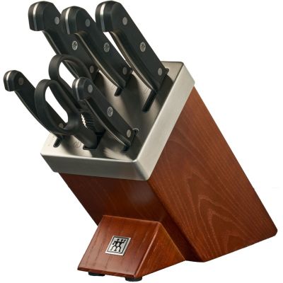 16. Zestaw noży ZWILLING Gourmet 36133-000-0 (Blok do noży, Nożyczki, Nóż x 5)