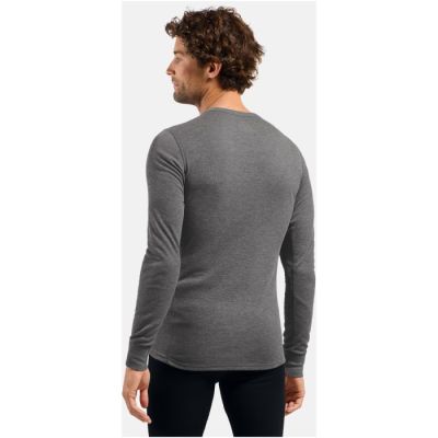 2. Bielizna termoaktywna z długim rękawem Odlo BL TOP crew neck s/s ACTIVE WARM roz. S Ciemnoszary