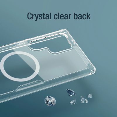 11. Etui Nillkin Nature Pro pancerne z magnetycznym ringiem do Samsung Galaxy S24 Ultra - białe