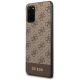 2. Etui Guess 4G Stripe Collection Samsung Galaxy S20 + - brązowe
