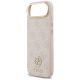 6. Etui Guess 4G Strass Logo MagSafe na iPhone Air - różowe