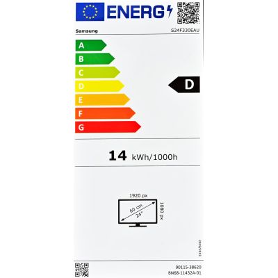 61. MONITOR SAMSUNG LED 24" LS24F330EAUXEN 100Hz