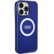 6. Etui Audi IML Big Logo MagSafe na iPhone 15 Pro Max - niebieskie
