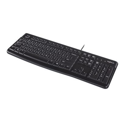 18. Klawiatura membranowa Logitech K120 920-002479 (USB 2.0; (US); kolor czarny)