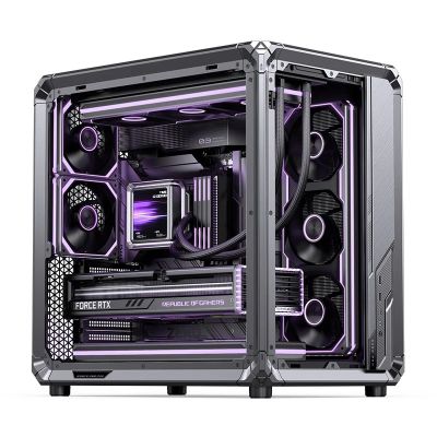 36. Jonsbo X400 Pro PC-Gehäuse, Midi-Tower, ATX, Tempered Glass - grau