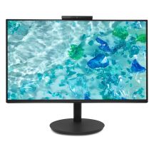 Acer Vero CB242YD6bmiprcx, 23.8'' FHD (1920x1080) IPS, ZeroFrame, 120Hz, 1ms(VRB), 250nits, VGA, HDMI, DP, Speakers, Audio In/Out, Adj.WebCam 5M/Mic array, AdaptiveSync, Energy Efficiency Class B, TCO Black, 3Y